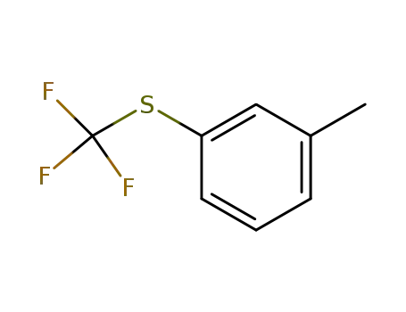 Molecular Structure of 705-46-4 (3-Methylphenyl (trifluoromethyl) sulfide)