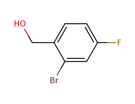 Molecular Structure of 229027-89-8 (2-BROMO-4-FLUOROBENZYL ALCOHOL)
