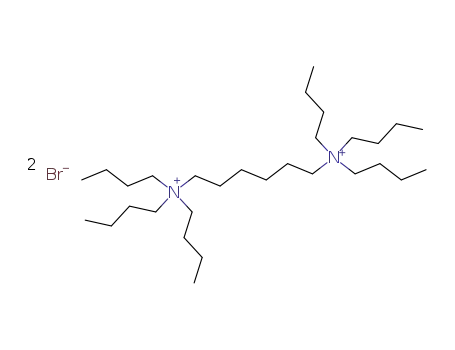 Molecular Structure of 69696-98-6 (N,N,N,N'',N'',N''-HEXABUTYL-1,6-HEXANEDIAMINIUM DIBROMIDE))