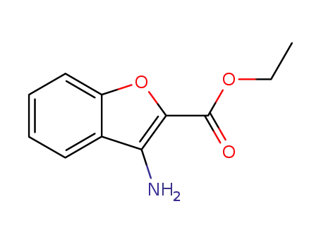 Molecular Structure of 39786-35-1 (ETHYL 3-AMINOBENZOFURAN-2-CARBOXYLATE)