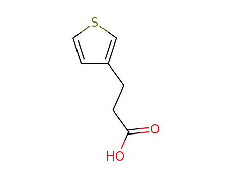 Molecular Structure of 16378-06-6 (3-THIEN-3-YLPROPANOIC ACID)