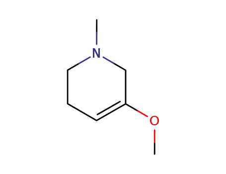 Molecular Structure of 98435-42-8 (3-methoxy-1-methyl-1,2,5,6-tetrahydropyridine)