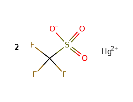 Molecular Structure of 49540-00-3 (MERCURY(II) TRIFLUOROMETHANESULFONATE)