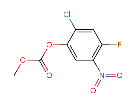 2-chloro-4-fluoro-5-nitrophenyl methyl carbonate