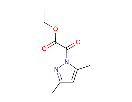 Molecular Structure of 220332-87-6 (ethyl 3,5-dimethyl-1-pyrazolylglyoxylate)