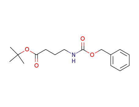 Molecular Structure of 5105-79-3 (Butanoic acid, 4-[[(phenylmethoxy)carbonyl]amino]-, 1,1-dimethylethyl
ester)