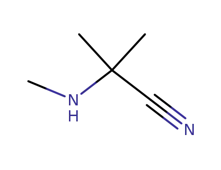 Molecular Structure of 2273-39-4 (2-METHYL-2-(METHYLAMINO)PROPANENITRILE)