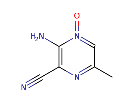 2-Pyrazinecarbonitrile,3-amino-6-methyl-, 4-oxide