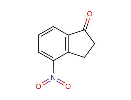 Molecular Structure of 24623-25-4 (4-Nitroindanone)