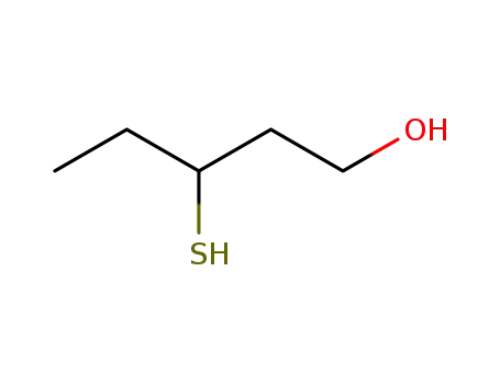 Molecular Structure of 548740-99-4 (1-Pentanol, 3-mercapto-)
