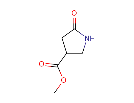 Molecular Structure of 35309-35-4 (METHYL 5-OXOPYRROLIDINE-3-CARBOXYLATE)
