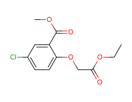 Benzoic acid, 5-chloro-2-(2-ethoxy-2-oxoethoxy)-, methyl ester