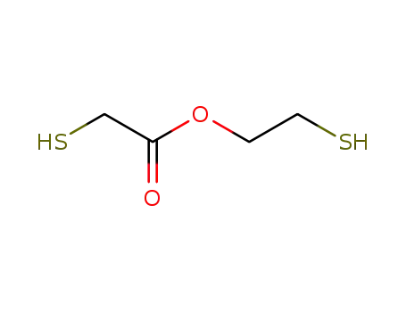 Molecular Structure of 38705-47-4 (Acetic acid, mercapto-, 2-mercaptoethyl ester)