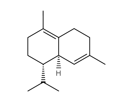Molecular Structure of 483-76-1 ((+)-DELTA-CADINENE)