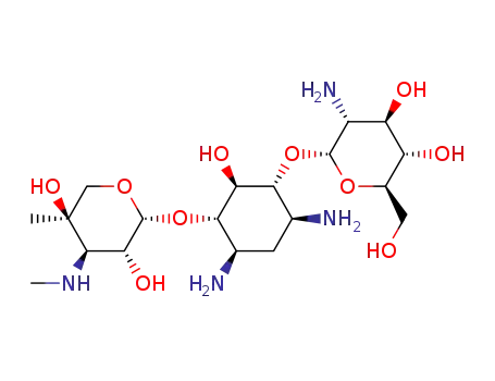 Molecular Structure of 36889-17-5 (gentamicin X2)