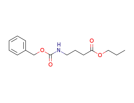 Molecular Structure of 1245613-12-0 (4-benzyloxycarbonylaminobutyric acid propyl ester)