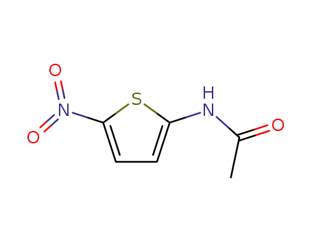 Molecular Structure of 51419-40-0 (Acetamide,N-(5-nitro-2-thienyl)-)