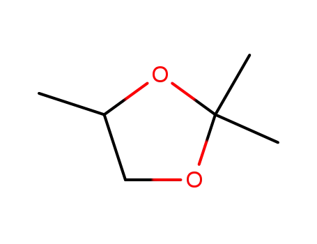 Molecular Structure of 1193-11-9 (2,2,4-Trimethyl-1,3-dioxolane)