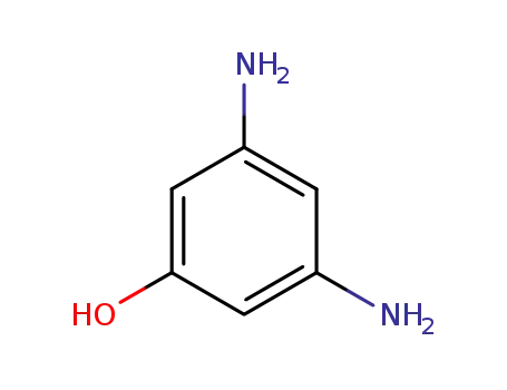 Molecular Structure of 626-46-0 (Phenol, 3,5-diamino-)