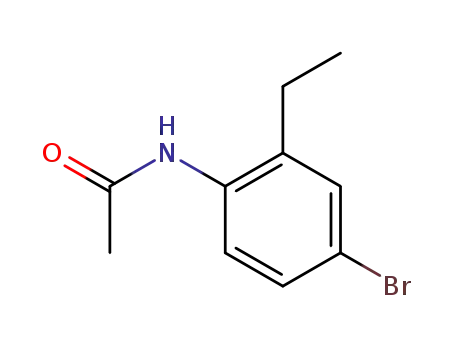 Molecular Structure of 51688-73-4 (Acetamide,N-(4-bromo-2-ethylphenyl)-)