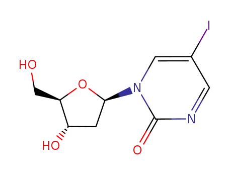 Molecular Structure of 93265-81-7 (5-Iodo-2-pyrimidinone-2'-deoxyribose)