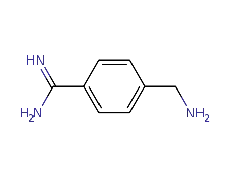 Molecular Structure of 32797-61-8 (4-AMINOMETHYL BENZAMIDINE DIHYDROCHLORIDE)
