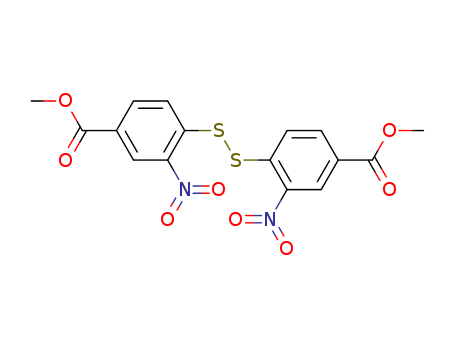 methyl 4-(4-methoxycarbonyl-2-nitro-phenyl)disulfanyl-3-nitro-benzoate cas  35350-37-9