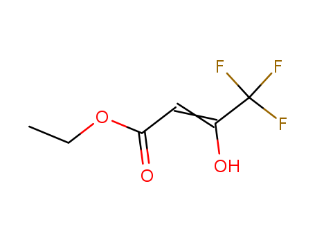 2-Butenoic acid, 4,4,4-trifluoro-3-hydroxy-, ethyl ester