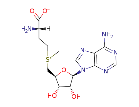 Molecular Structure of 17176-17-9 (S-ADENOSYL-L-METHIONINE)