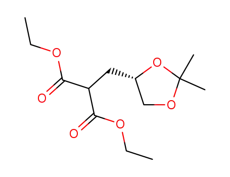Propanedioic acid, [[(4S)-2,2-dimethyl-1,3-dioxolan-4-yl]methyl]-,
diethyl ester