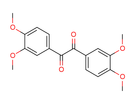 Molecular Structure of 554-34-7 (1,2-bis(3,4-dimethoxyphenyl)ethane-1,2-dione)