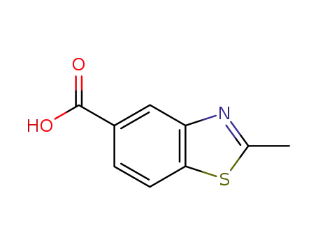 Molecular Structure of 24851-69-2 (5-Benzothiazolecarboxylicacid,2-methyl-(8CI,9CI))