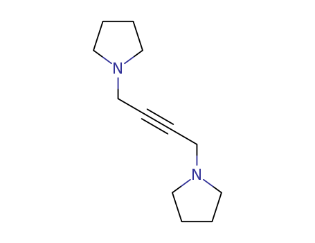 Pyrrolidine,1,1'-(2-butyne-1,4-diyl)bis-
