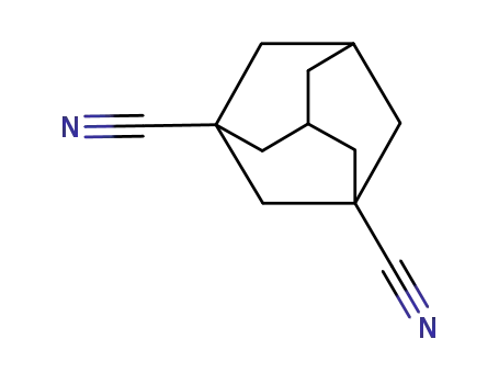 Molecular Structure of 62472-38-2 (Tricyclo[3.3.1.1(3,7)]decane-1,3-dicarbonitrile)