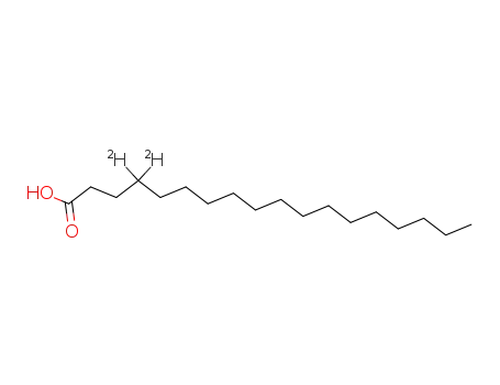 Molecular Structure of 62690-13-5 (Octadecanoic-4,4-D2 acid)