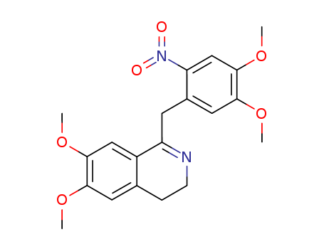 Isoquinoline,1-[(4,5-dimethoxy-2-nitrophenyl)methyl]-3,4-dihydro-6,7-dimethoxy- cas  16251-41-5