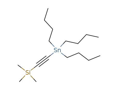 Molecular Structure of 81353-38-0 (1-TRIBUTYLSTANNYL-2-TRIMETHYLSILYLACETYLENE)