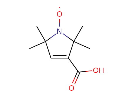Molecular Structure of 2154-67-8 (2,2,5,5-TETRAMETHYL-3-PYRROLIN-1-OXYL-3-CARBOXYLIC ACID)