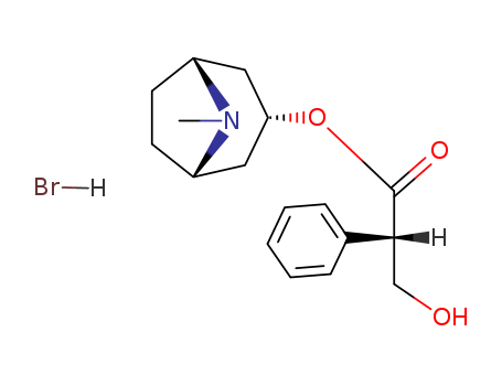 Benzeneacetic acid, a-(hydroxymethyl)-,(3-endo)-8-methyl-8-azabicyclo[3.2.1]oct-3-yl ester, hydrobromide (1:1), (aS)-