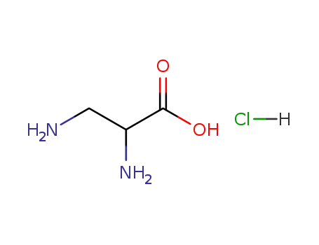 Molecular Structure of 54897-59-5 (DL-2,3-DIAMINOPROPIONIC ACID MONOHYDROCHLORIDE)