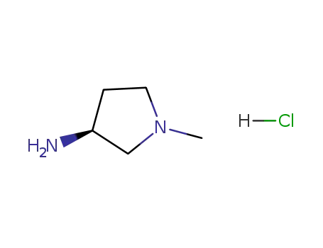 Molecular Structure of 852874-61-4 ((S)-1-METHYLPYRROLIDIN-3-AMINE HYDROCHLORIDE)