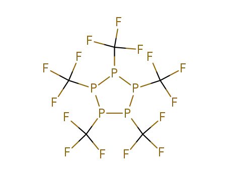 Molecular Structure of 745-23-3 (pentakis(trifluoromethyl)pentaphospholane)