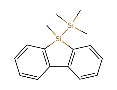 Molecular Structure of 80073-04-7 (9H-9-Silafluorene, 9-methyl-9-(trimethylsilyl)-)