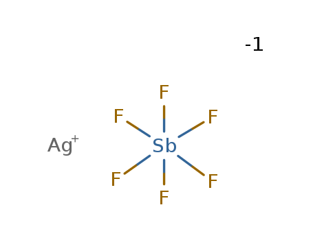 Antimonate(1-),hexafluoro-, silver(1+) (1:1), (OC-6-11)-(26042-64-8)