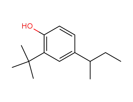 Molecular Structure of 52184-13-1 (4-SEC-BUTYL-2-TERT-BUTYLPHENOL)