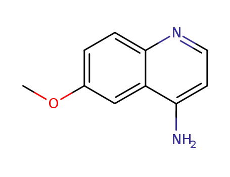 Molecular Structure of 6279-51-2 (4-AMINO-6-METHOXYQUINOLINE)