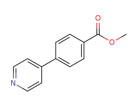 Molecular Structure of 106047-17-0 (METHYL 4-(4-PYRIDINYL)BENZOATE)