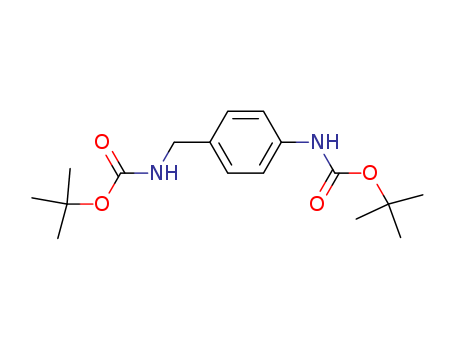 Carbamic acid,
[4-[[[(1,1-dimethylethoxy)carbonyl]amino]methyl]phenyl]-,
1,1-dimethylethyl ester(285119-75-7)
