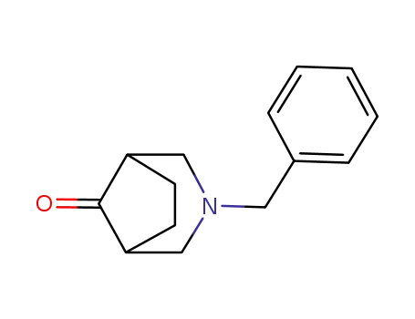 Molecular Structure of 83507-33-9 (3-BENZYL-3-AZABICYCLO[3.2.1]OCTAN-8-ONE)