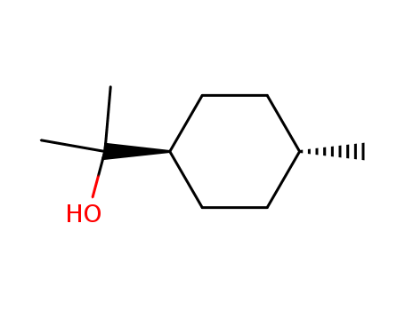 Cyclohexanemethanol, a,a,4-trimethyl-, trans-